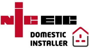 NICEIC Domestic Installer logo representing DB Electrical Services, certified electrician offering electrical services in Marlow.