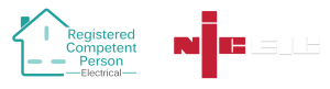 NICEIC Registered Competent Person logo representing DB Electrical Services, an electrician providing services like EV charger installations and electrical repairs in Marlow.