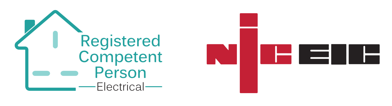 DB Electrical Services logo featuring NICEIC Registered Competent Person certification, symbolizing expertise in commercial electrical services in Marlow.