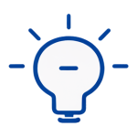 Light bulb icon representing electrical services and solutions for homes and businesses in Marlow.